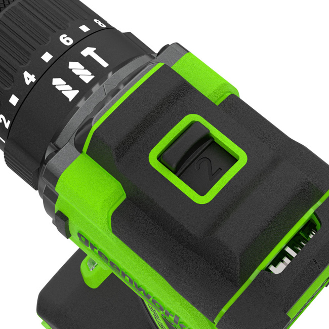 Дрель-шуруповерт ударная Greenworks HD560 24V аккумуляторная 