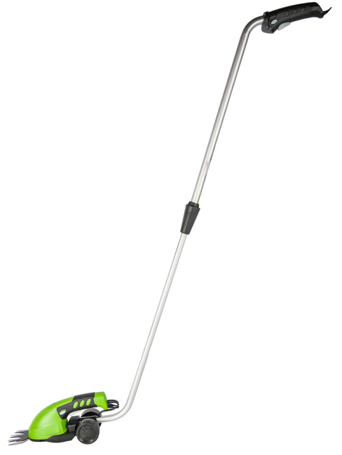 Ножницы садовые Greenworks G7,2GS 7,2V + встроенный АКБ 2А*ч и телескопическая ручка