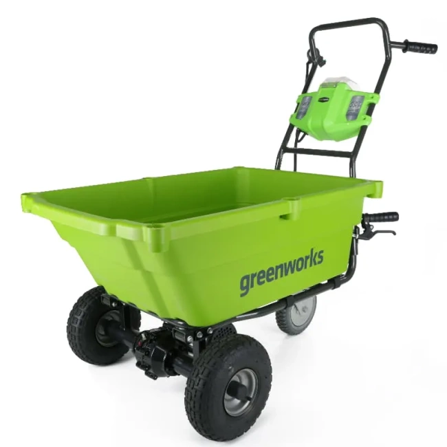 Тележка садовая самоходная Greenworks G40GC 40V аккумуляторная 