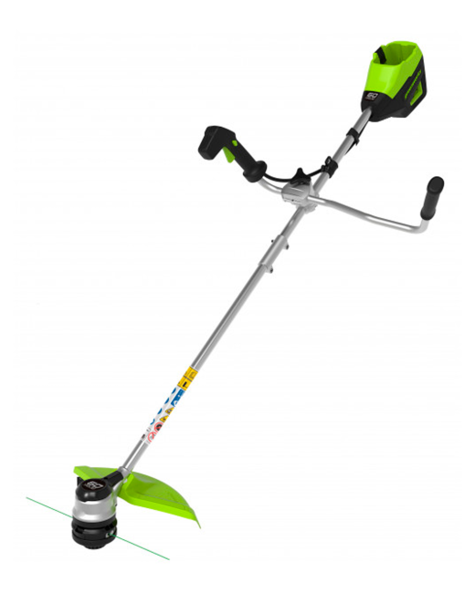 Триммер Greenworks GD60BCB 60V аккумуляторный