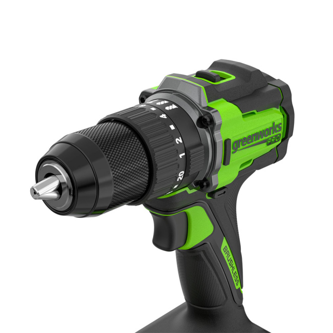 Дрель-шуруповерт ударная Greenworks HD560 24V аккумуляторная 