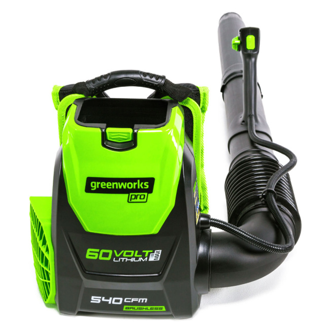 Воздуходув ранцевый Greenworks GD60BPB 60V аккумуляторный