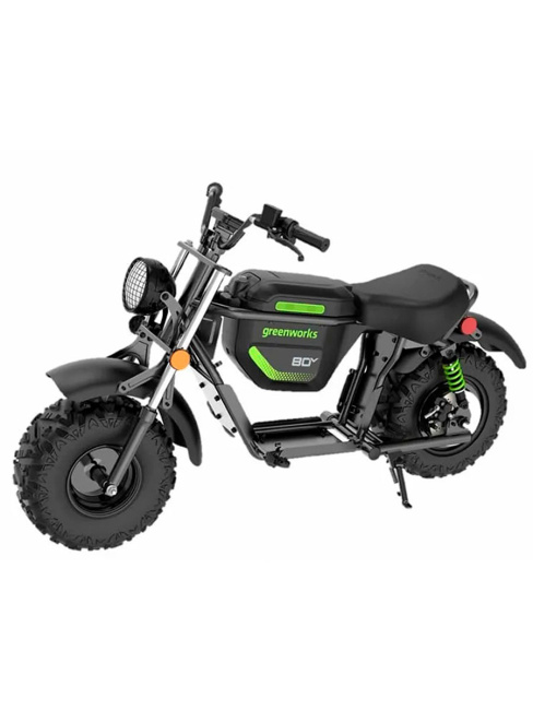 Мини мотоцикл для бездорожья Greenworks 82V MB53000 аккумуляторный