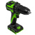 Дрель-шуруповерт Greenworks DD345 24V аккумуляторная 