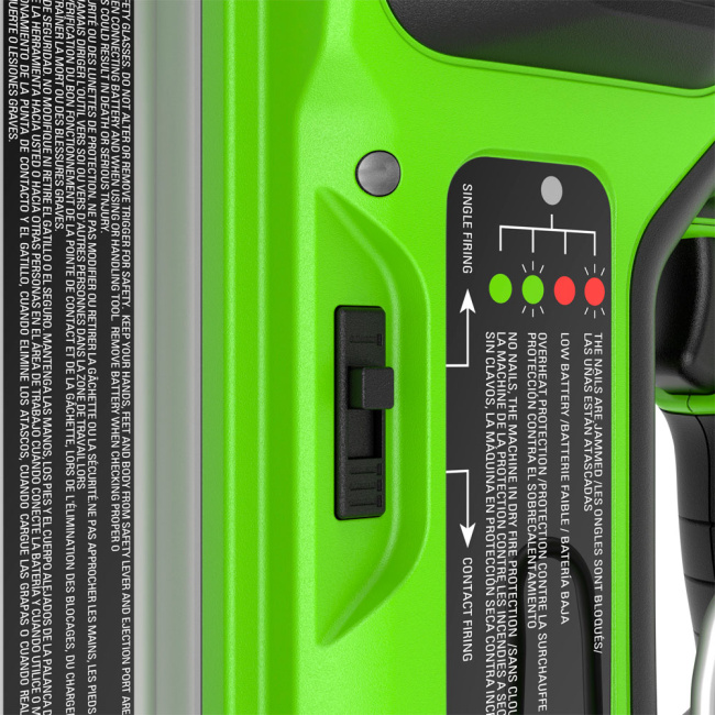 Нейлер Greenworks GD24BN 24V аккумуляторный 
