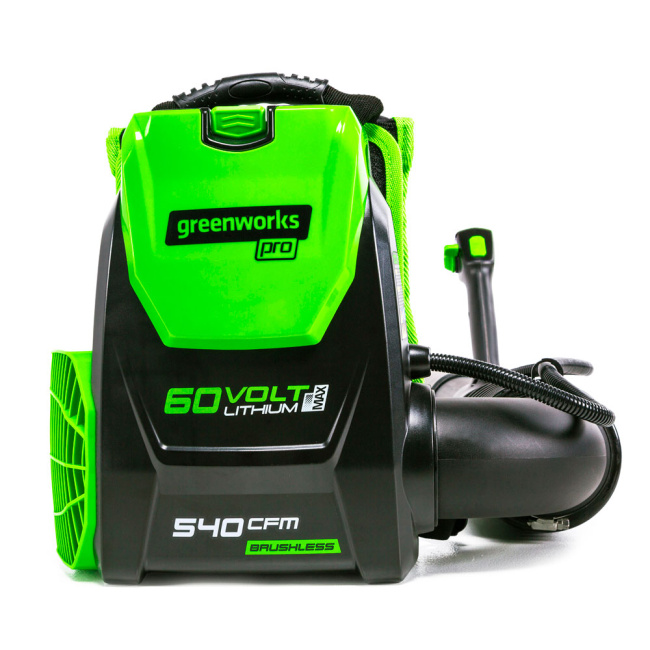Воздуходув ранцевый Greenworks GD60BPB 60V аккумуляторный