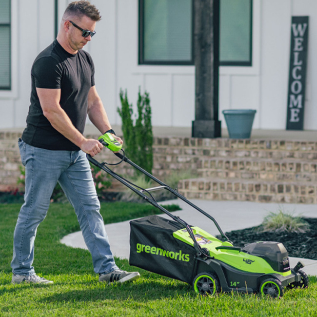Газонокосилка Greenworks GD24X2LM361 24V аккумуляторная